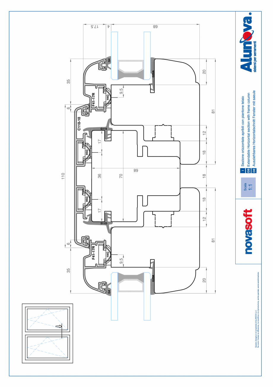 Pagina 28-Ferestre din lemn placate cu aluminiu Alunova NovaSoft Fisa tehnica 
