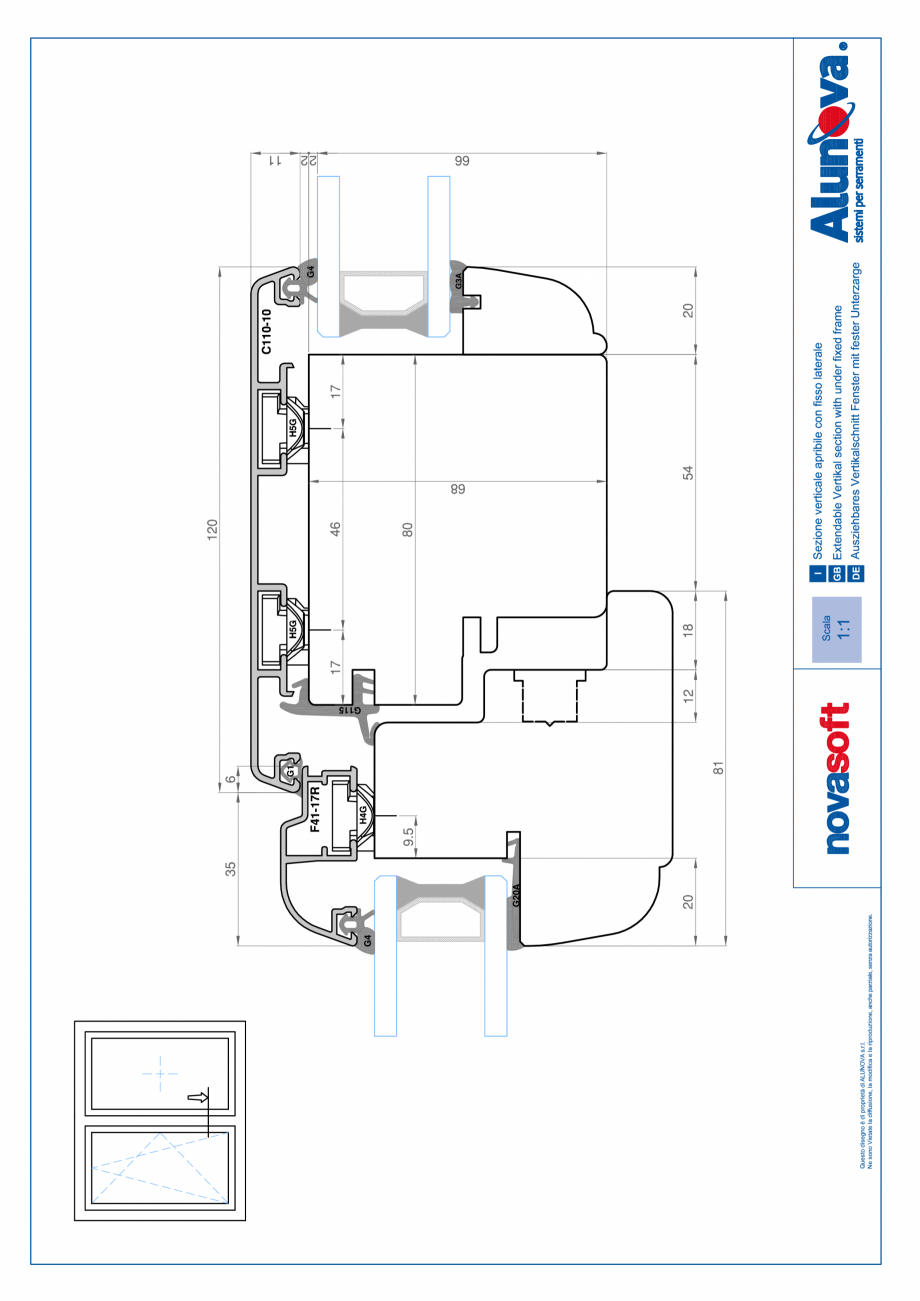 Pagina 31-Ferestre din lemn placate cu aluminiu Alunova NovaSoft Fisa tehnica 