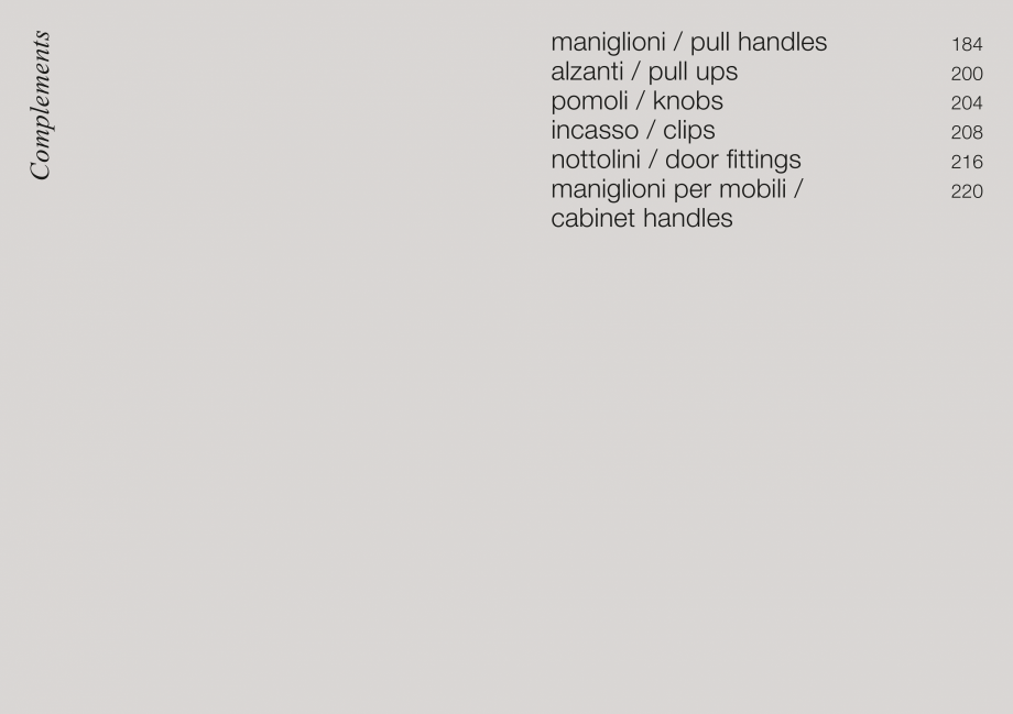 Pagina 94-Catalog - Manere din alama si portelan pentru usi si ferestre MANDELLI Catalog, brosura Engleza...