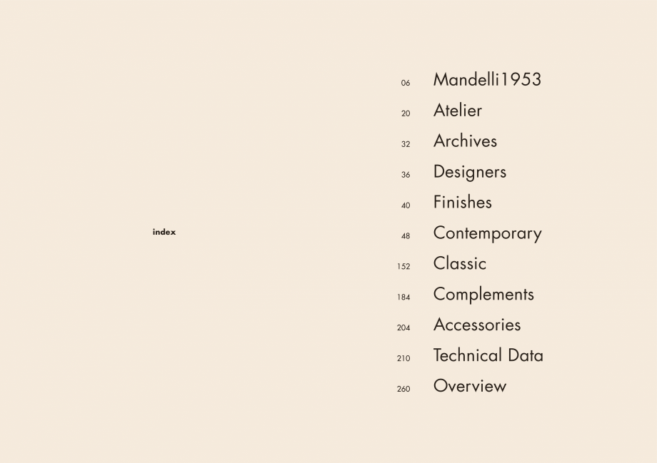 Pagina 3-Manere Mandelli pentru usi si fereste MANDELLI Catalog, brosura Engleza  to the packaging of the...