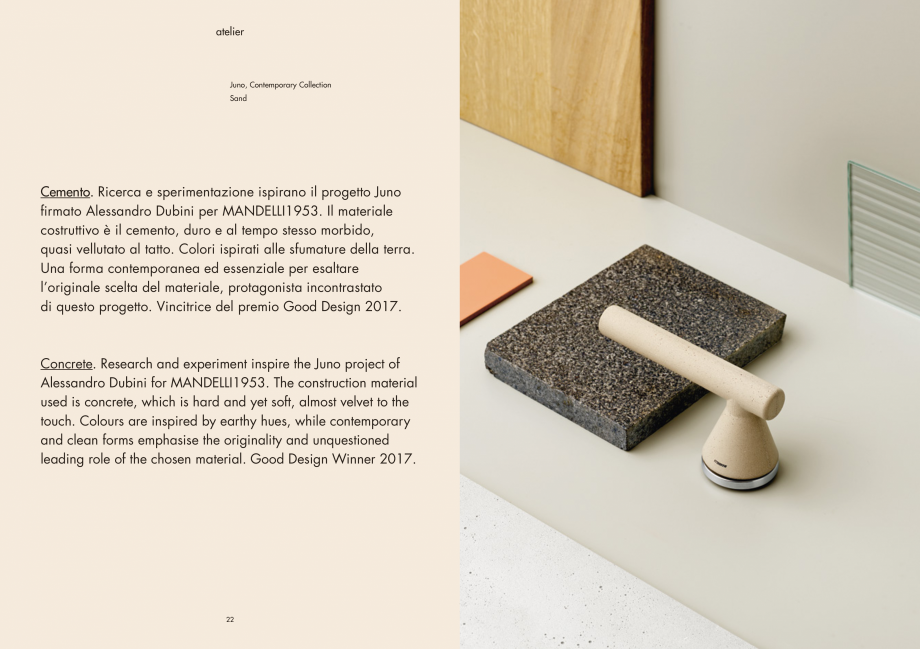 Pagina 13-Manere Mandelli pentru usi si fereste MANDELLI Catalog, brosura Engleza sors of styles
and forms...