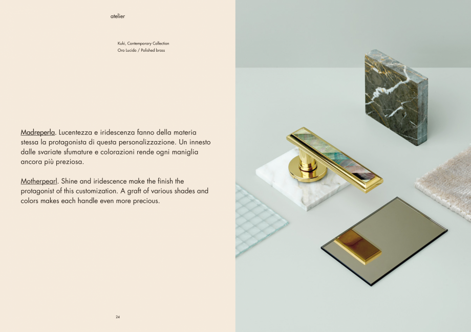 Pagina 14-Manere Mandelli pentru usi si fereste MANDELLI Catalog, brosura Engleza lusive re-edition of a...