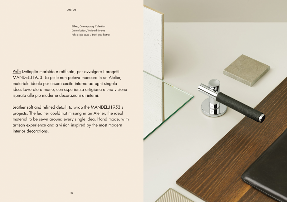 Pagina 16-Manere Mandelli pentru usi si fereste MANDELLI Catalog, brosura Engleza bile resistenza
agli agenti ...