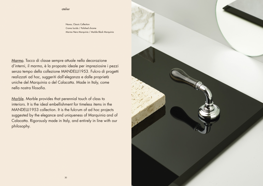 Pagina 17-Manere Mandelli pentru usi si fereste MANDELLI Catalog, brosura Engleza attamento applicabile ai...