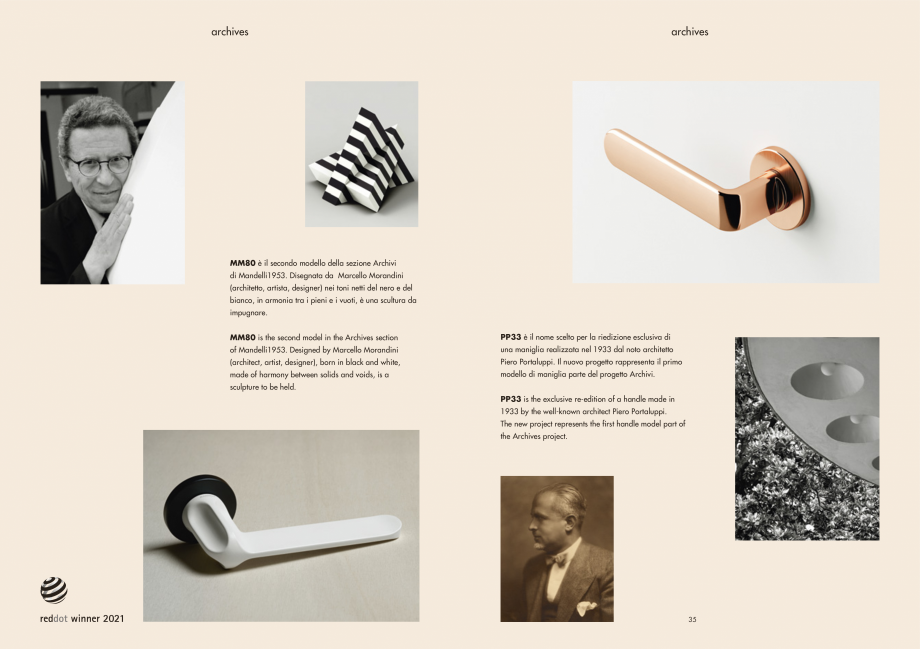 Pagina 19-Manere Mandelli pentru usi si fereste MANDELLI Catalog, brosura Engleza OPACO
MAT SATIN NICKEL

26...