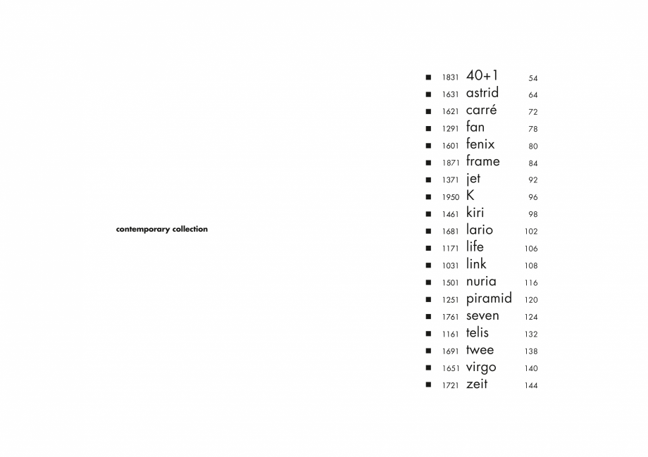 Pagina 28-Manere Mandelli pentru usi si fereste MANDELLI Catalog, brosura Engleza 

Polished chrome

Satin...