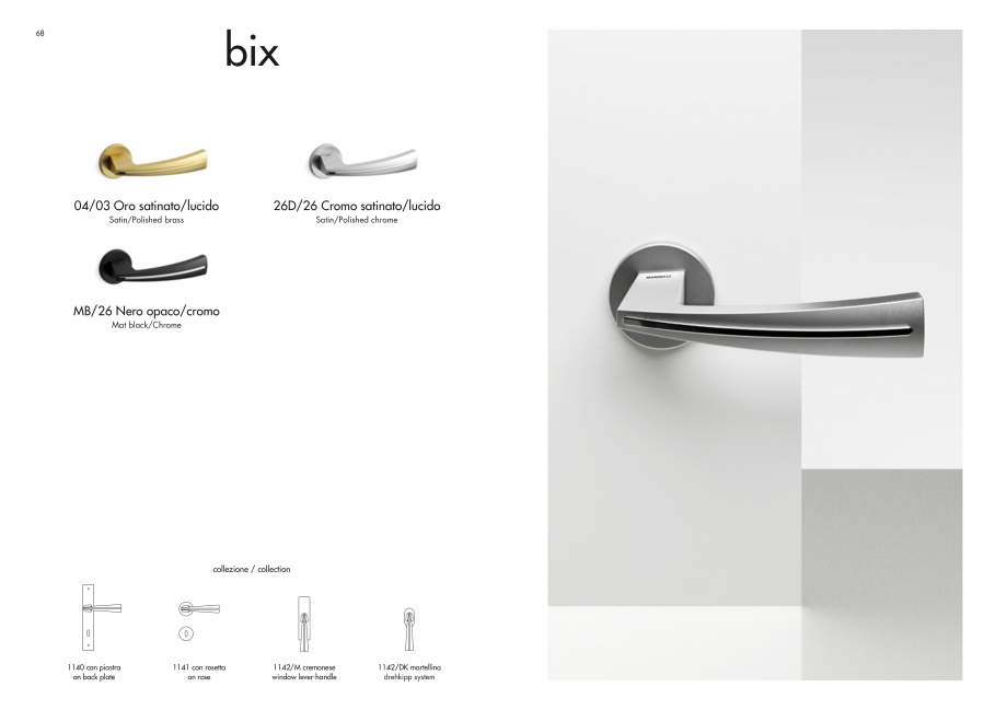 Pagina 36-Manere Mandelli pentru usi si fereste MANDELLI Catalog, brosura Engleza 04 Oro satinato

Polished...