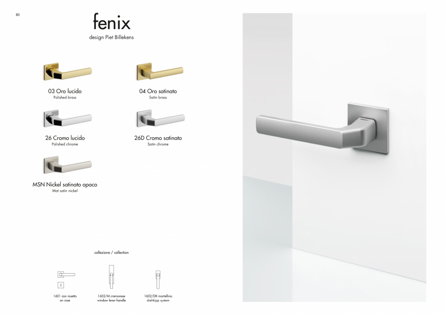 Pagina 42-Manere Mandelli pentru usi si fereste MANDELLI Catalog, brosura Engleza chrome/Balck Marquinia
...