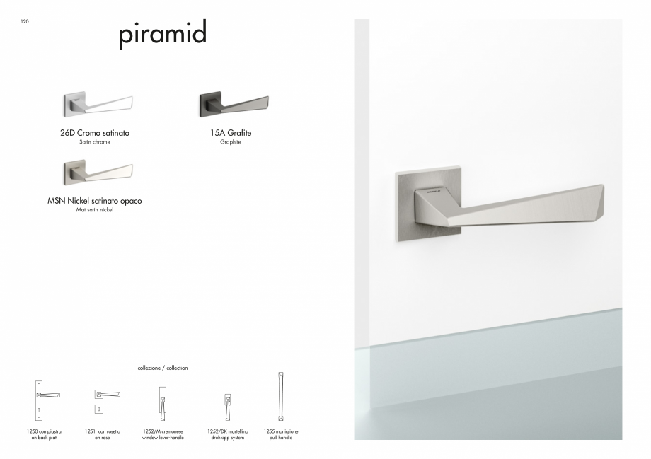 Pagina 62-Manere Mandelli pentru usi si fereste MANDELLI Catalog, brosura Engleza TN

368TNN/S

1018TC/S
...