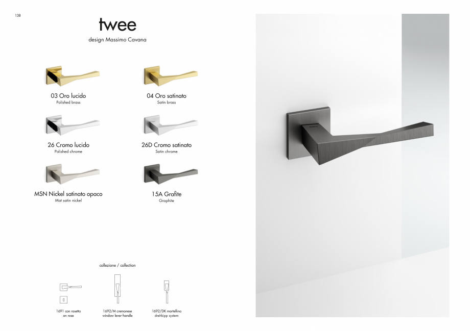 Pagina 71-Manere Mandelli pentru usi si fereste MANDELLI Catalog, brosura Engleza ntemporary

92

1740_KUKI...