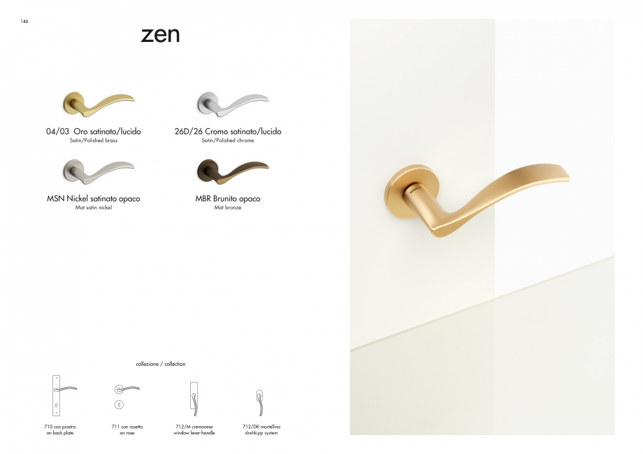 Pagina 75-Manere Mandelli pentru usi si fereste MANDELLI Catalog, brosura Engleza 