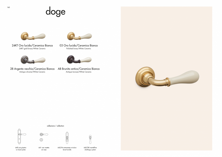 Pagina 82-Manere Mandelli pentru usi si fereste MANDELLI Catalog, brosura Engleza 