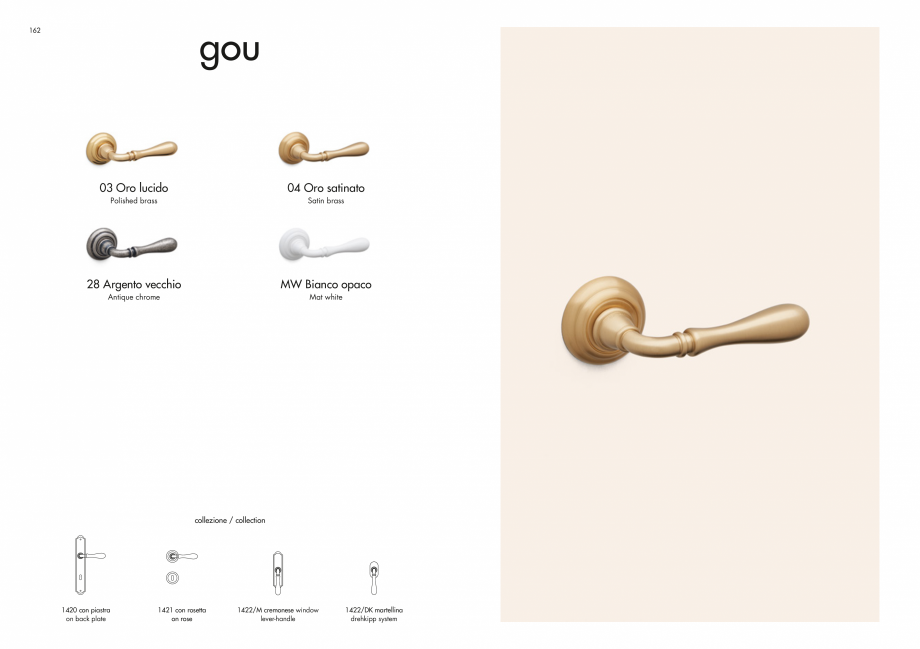 Pagina 83-Manere Mandelli pentru usi si fereste MANDELLI Catalog, brosura Engleza 