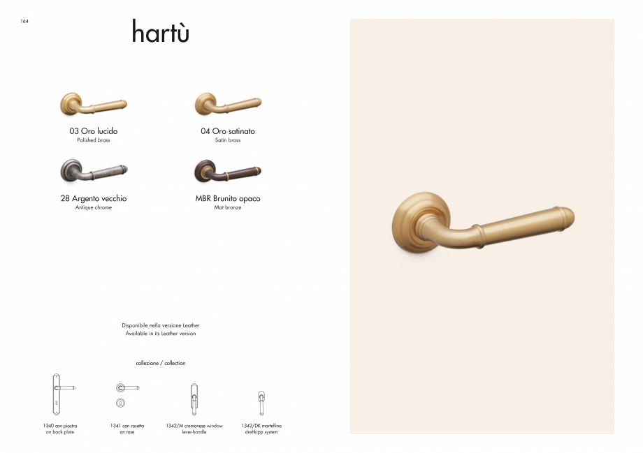 Pagina 84-Manere Mandelli pentru usi si fereste MANDELLI Catalog, brosura Engleza 