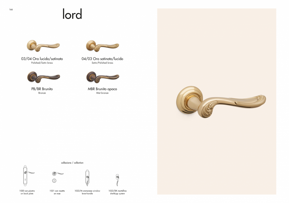 Pagina 85-Manere Mandelli pentru usi si fereste MANDELLI Catalog, brosura Engleza 