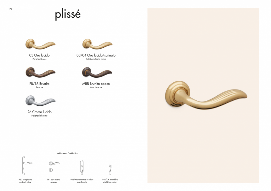 Pagina 90-Manere Mandelli pentru usi si fereste MANDELLI Catalog, brosura Engleza 