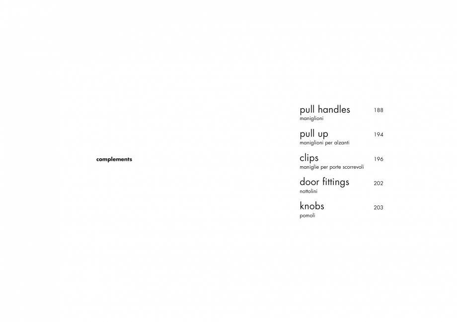 Pagina 95-Manere Mandelli pentru usi si fereste MANDELLI Catalog, brosura Engleza 