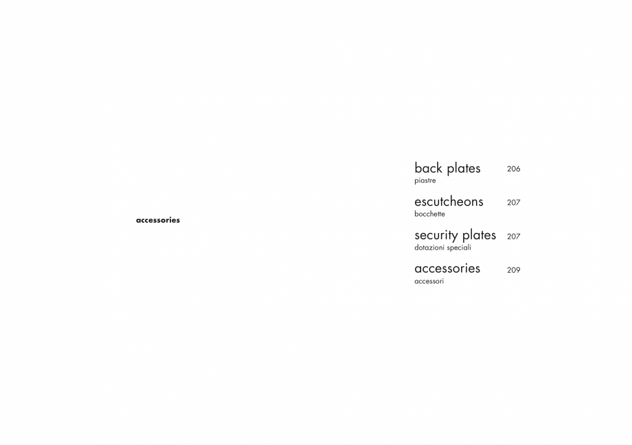 Pagina 104-Manere Mandelli pentru usi si fereste MANDELLI Catalog, brosura Engleza 