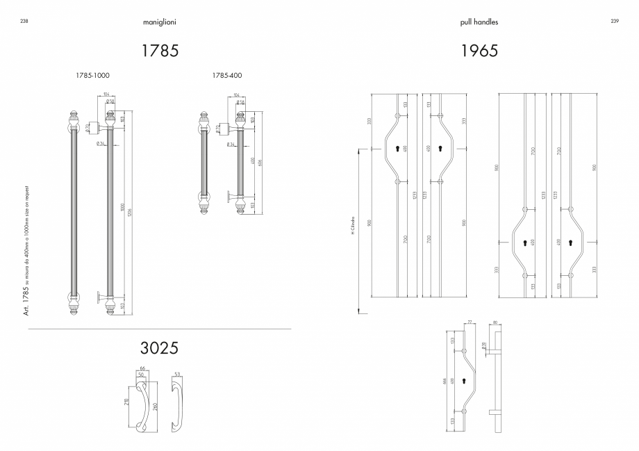 Pagina 121-Manere Mandelli pentru usi si fereste MANDELLI Catalog, brosura Engleza 