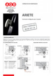 Inchidere usi oblon- Ariete - instructiuni de montaj AGB - 