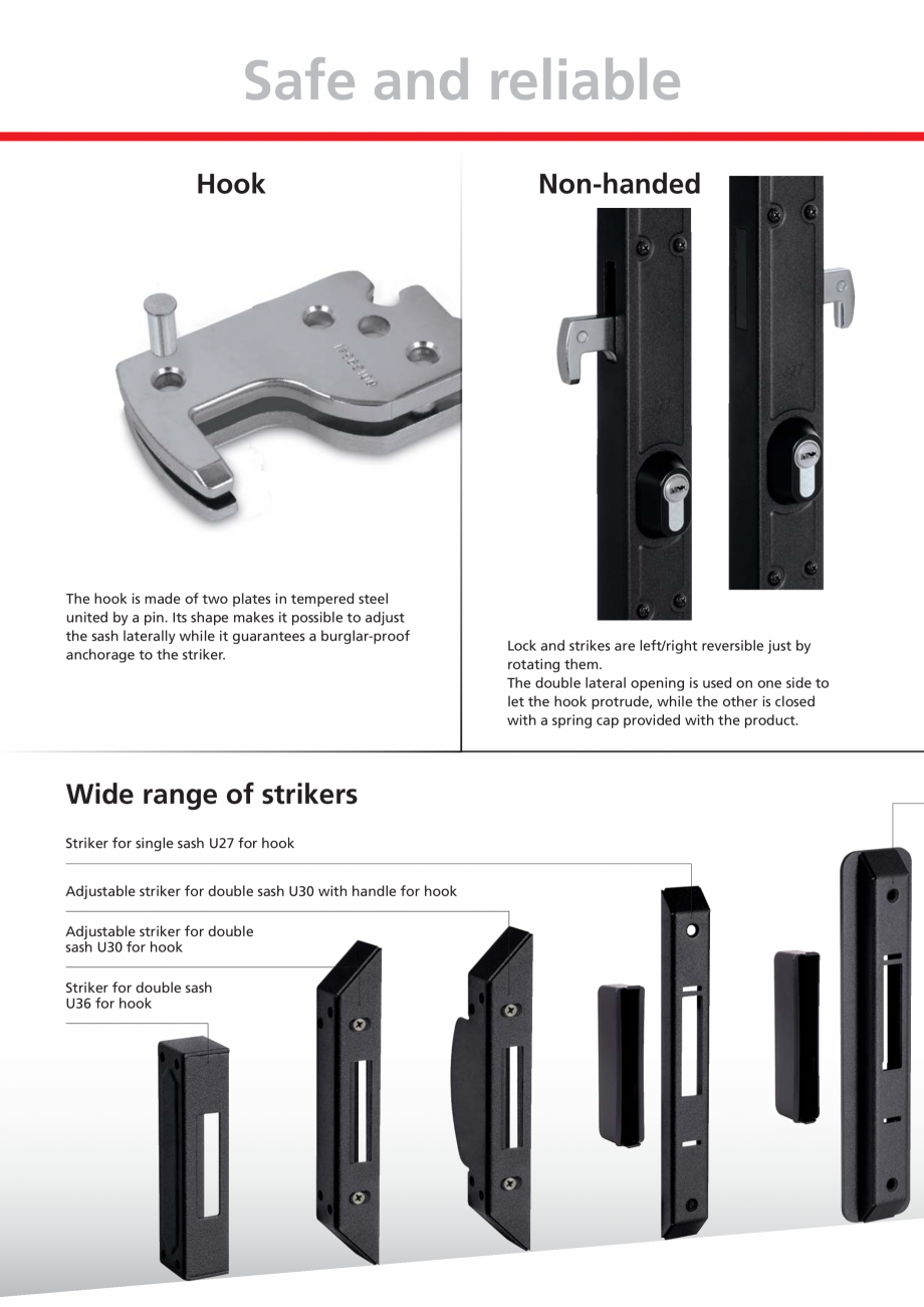 Pagina 6-Broasca multipunct pentru usi cu oblon AGB ARIETE Catalog, brosura Engleza 