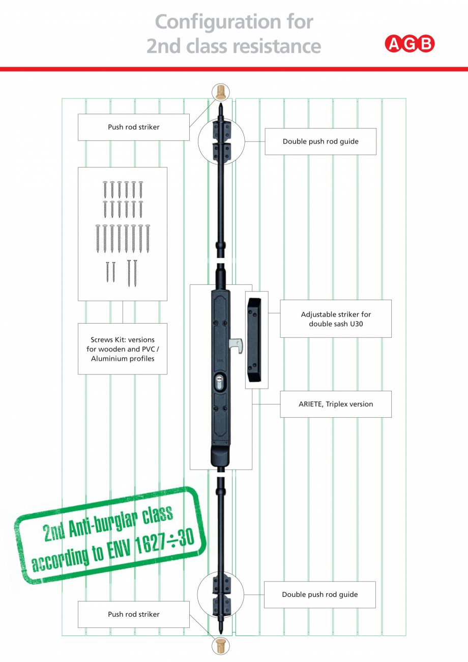 Pagina 11-Broasca multipunct pentru usi cu oblon AGB ARIETE Catalog, brosura Engleza 