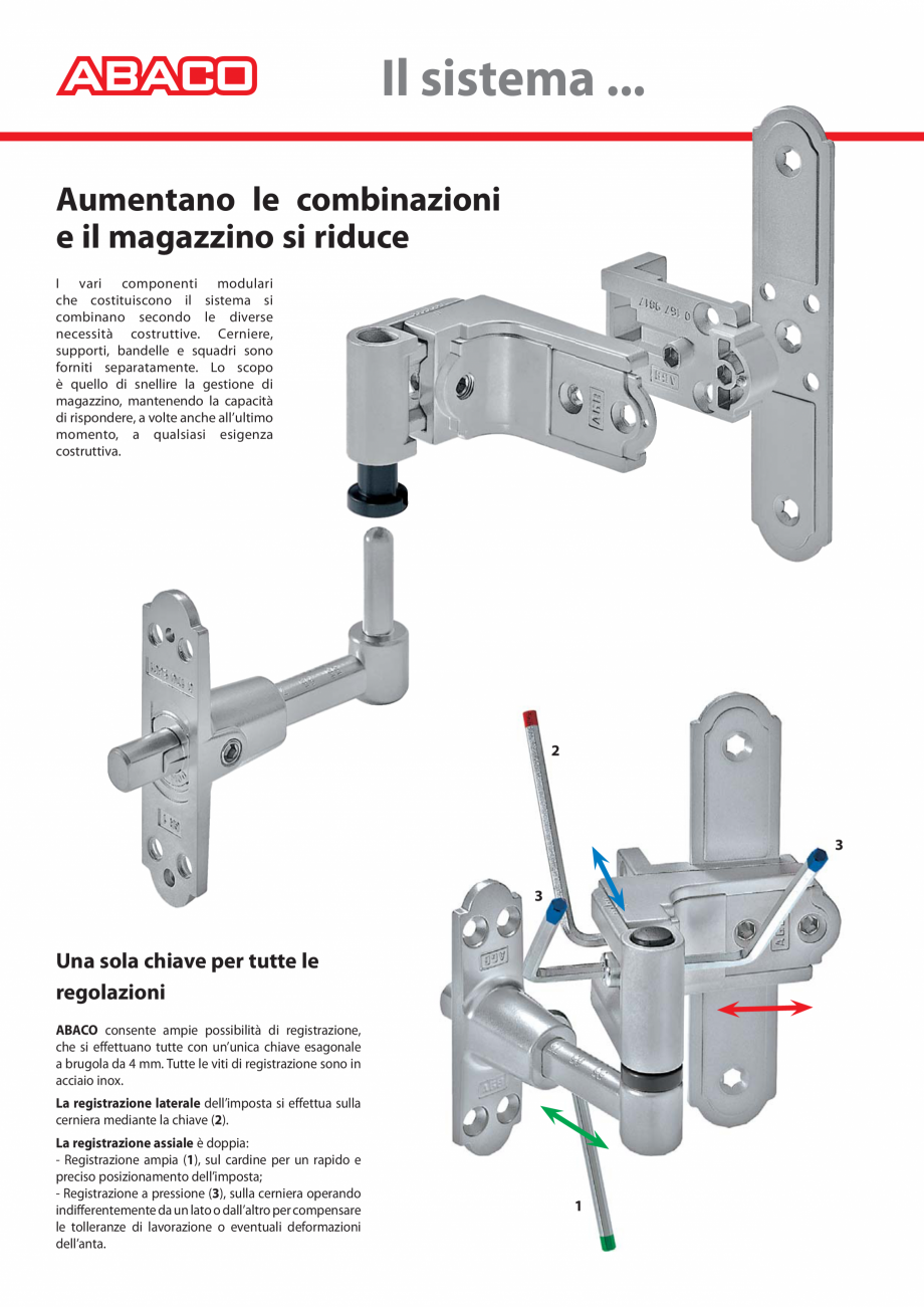 Pagina 8-Feronerie pentru obloane din lemn si aluminiu AGB Catalog, brosura Italiana io stampato, sono...