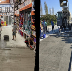 Reparatii beton macinat sau degradat la interior si exterior