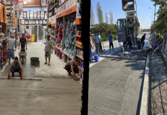 Reparatii beton macinat sau degradat la interior si exterior