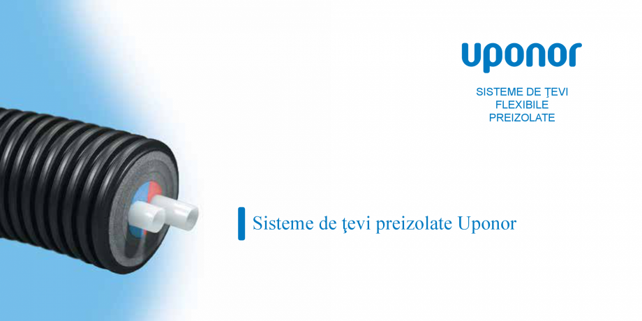 Pagina 1-Sisteme de tevi preizolate UPONOR Ecoflex Thermo Single, Ecoflex Thermo Twin, Ecoflex Quattro,...