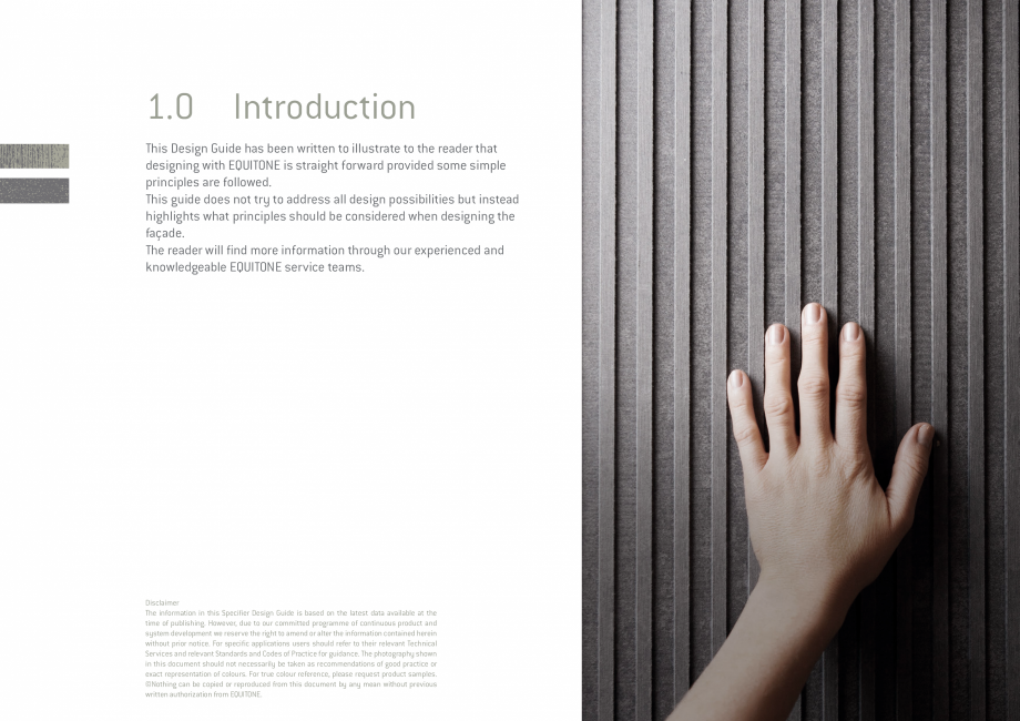 Pagina 2-Placi de fibrociment EQUITONE - Ghid specificatii EQUITONE [tectiva] [tectiva] Specificații tehnice...