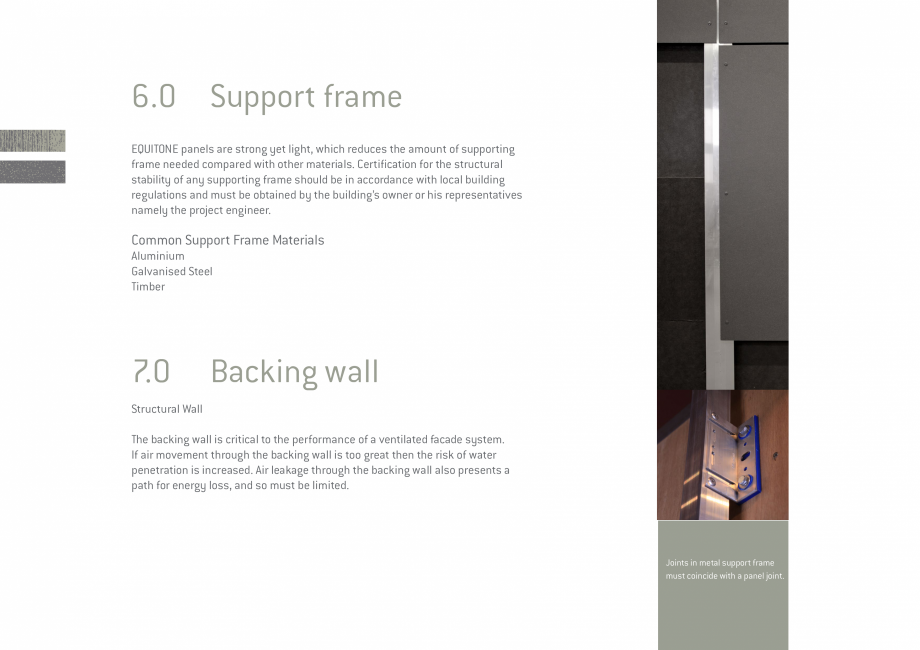 Pagina 19-Placi de fibrociment EQUITONE - Ghid specificatii EQUITONE [tectiva] [tectiva] Specificații tehnice...
