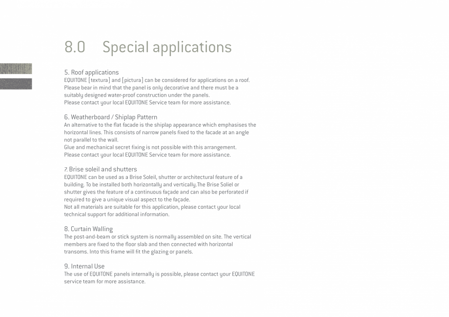 Pagina 27-Placi de fibrociment EQUITONE - Ghid specificatii EQUITONE [tectiva] [tectiva] Specificații tehnice...