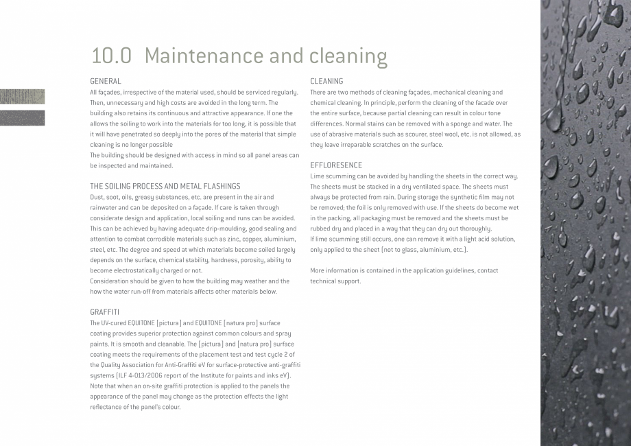 Pagina 41-Placi de fibrociment EQUITONE - Ghid specificatii EQUITONE [tectiva] [tectiva] Specificații tehnice...