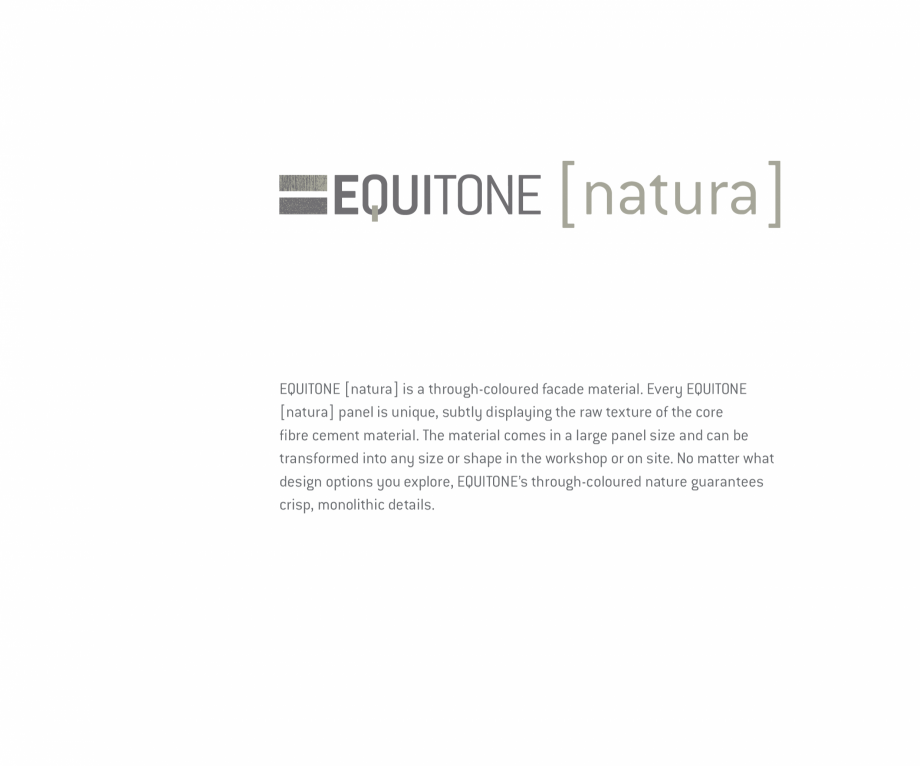 Pagina 9 - Fatade ventilate din fibrociment - Ghid de texturi si culori EQUITONE [natura] [natura], ...