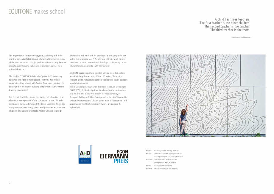 Pagina 2-EQUITONE - Cladiri educationale EQUITONE [natura] [natura], [natura] PRO Lucrari, proiecte Engleza...