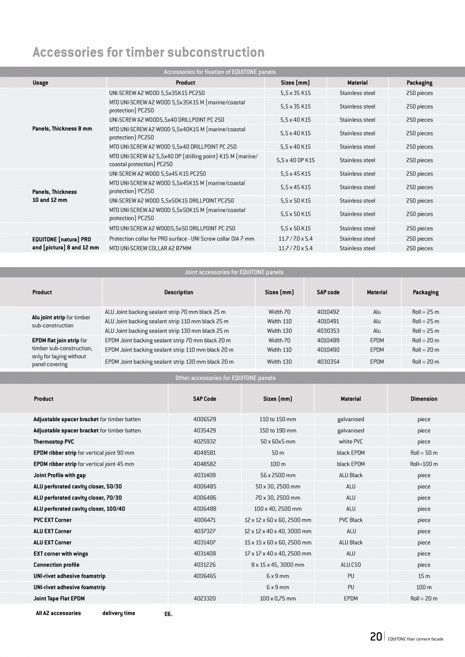 Pagina 20 - Lista de materiale si accesorii Equitone 2023 EQUITONE [natura] [natura], [natura] PRO...
