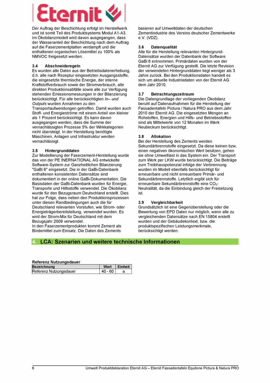 Pagina 6-Declaratie de conformitate placi de fibrociment pentru fatade ventilate EQUITONE [pictura] ...
