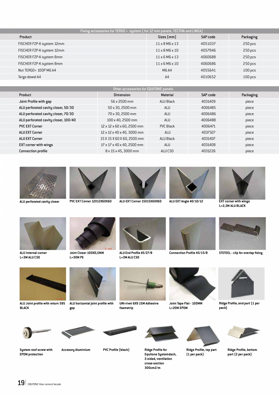 Pagina 19 - Lista de materiale si accesorii Equitone 2023 EQUITONE [textura] [textura] Catalog,...