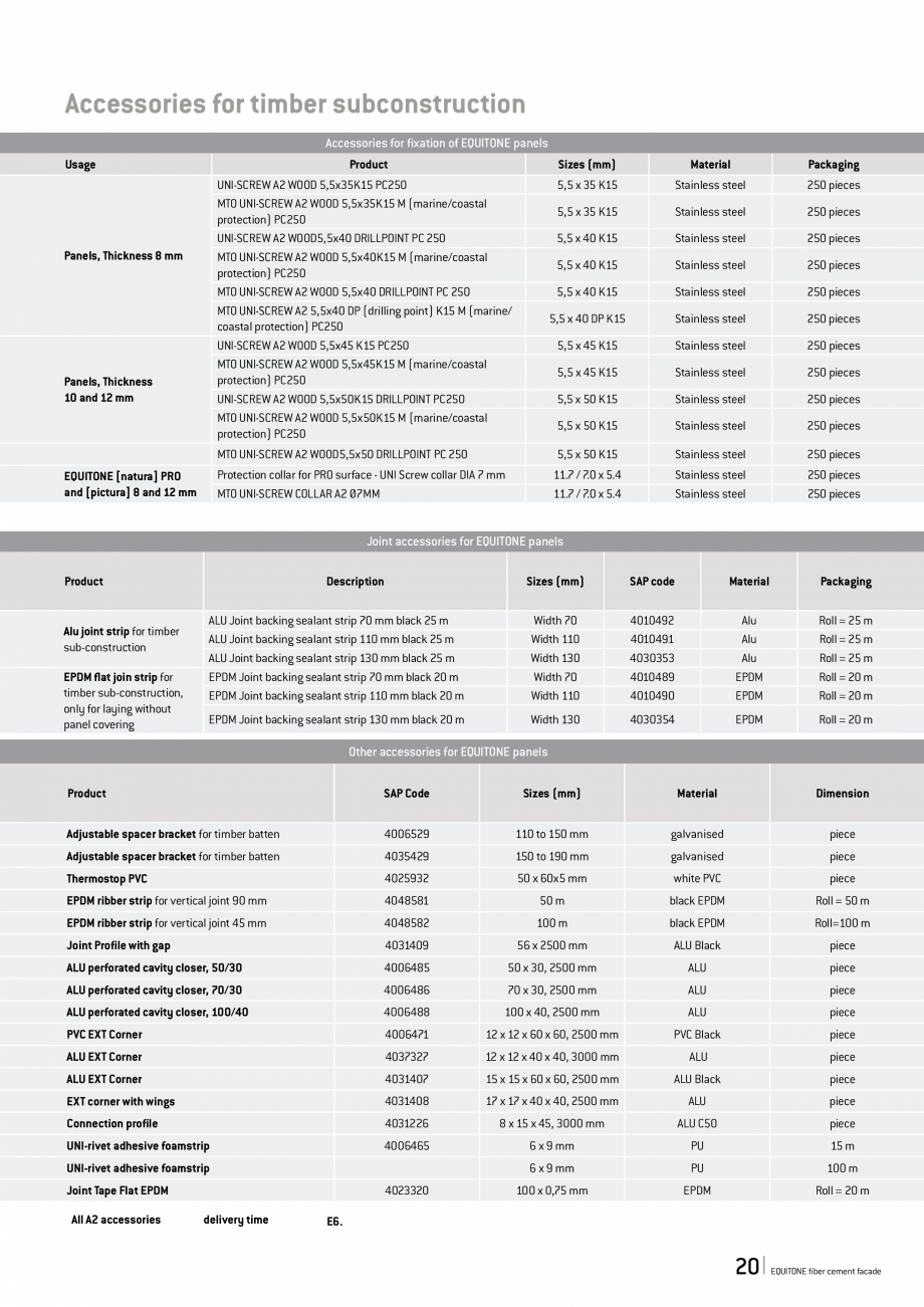 Pagina 20 - Lista de materiale si accesorii Equitone 2023 EQUITONE [textura] [textura] Catalog,...