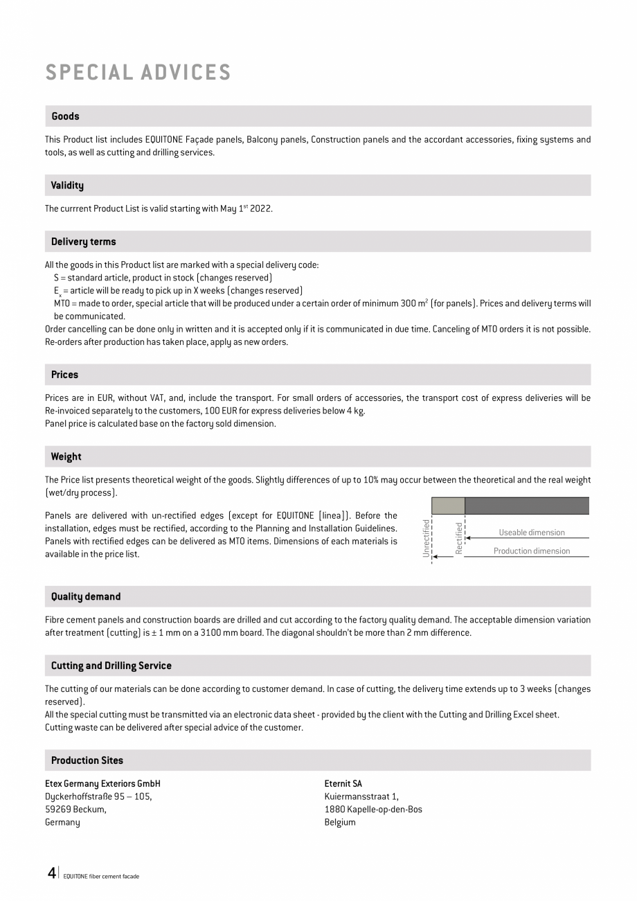 Pagina 4-Lista de materiale si accesorii Equitone 2023 EQUITONE [lunara] LA20, LA60 Catalog, brosura Engleza ...