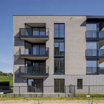 EQUITONE [lunara] Proiect Multi residential Wemmel Belgium - EQUITONE [lunara] - Placi fibrociment izolate fonic rezistente