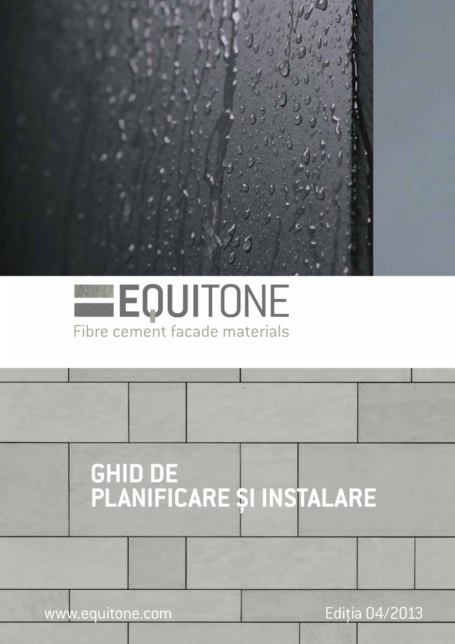 Pagina 1-Ghid de planificare si instalare placi si panouri din fibrociment  Catalog, brosura Romana GHID DE...