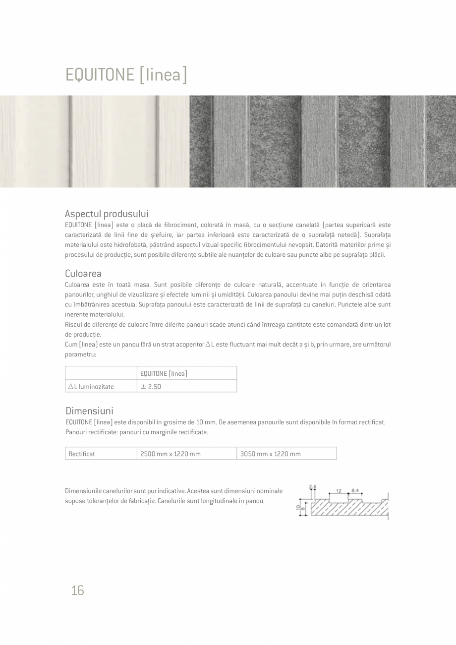 Pagina 16-Ghid de planificare si instalare placi si panouri din fibrociment  Catalog, brosura Romana i...