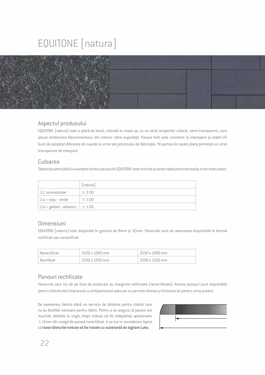 Pagina 22-Ghid de planificare si instalare placi si panouri din fibrociment  Catalog, brosura Romana ...