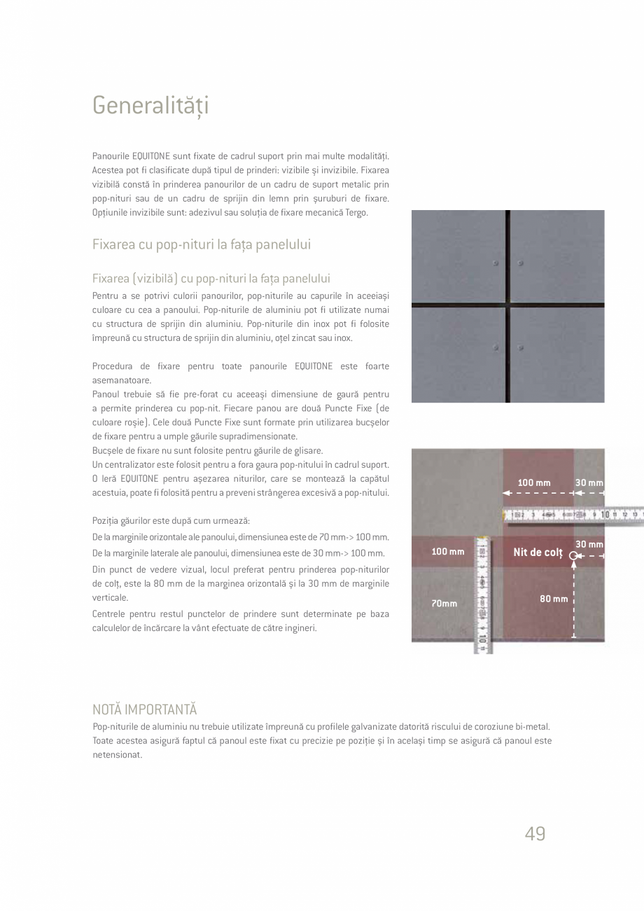 Pagina 49-Ghid de planificare si instalare placi si panouri din fibrociment  Catalog, brosura Romana a...