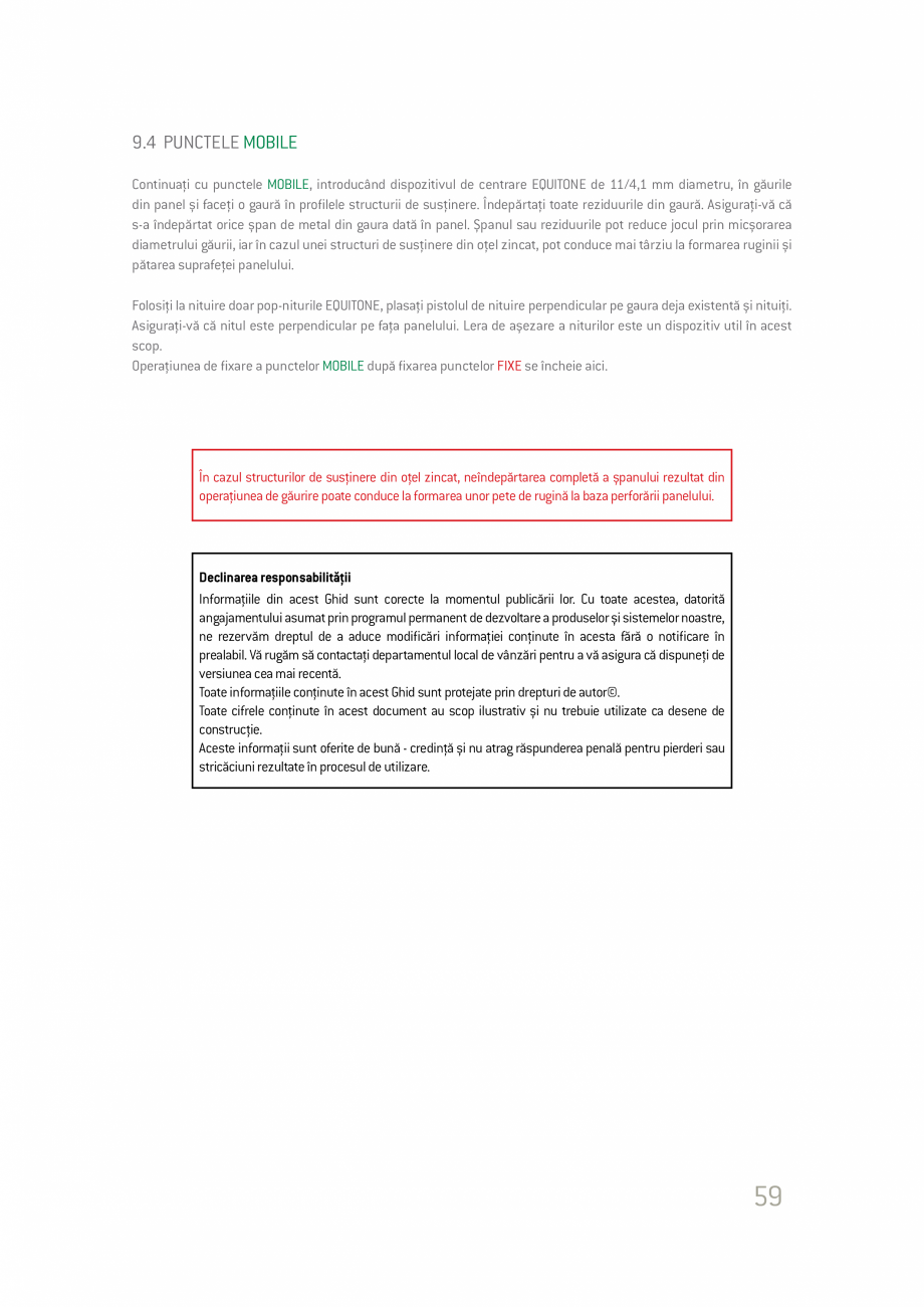 Pagina 59-Ghid de planificare si instalare placi si panouri din fibrociment  Catalog, brosura Romana te...