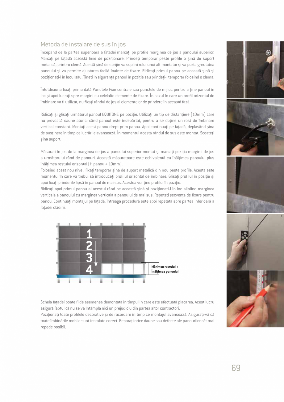 Pagina 69-Ghid de planificare si instalare placi si panouri din fibrociment  Catalog, brosura Romana nă...
