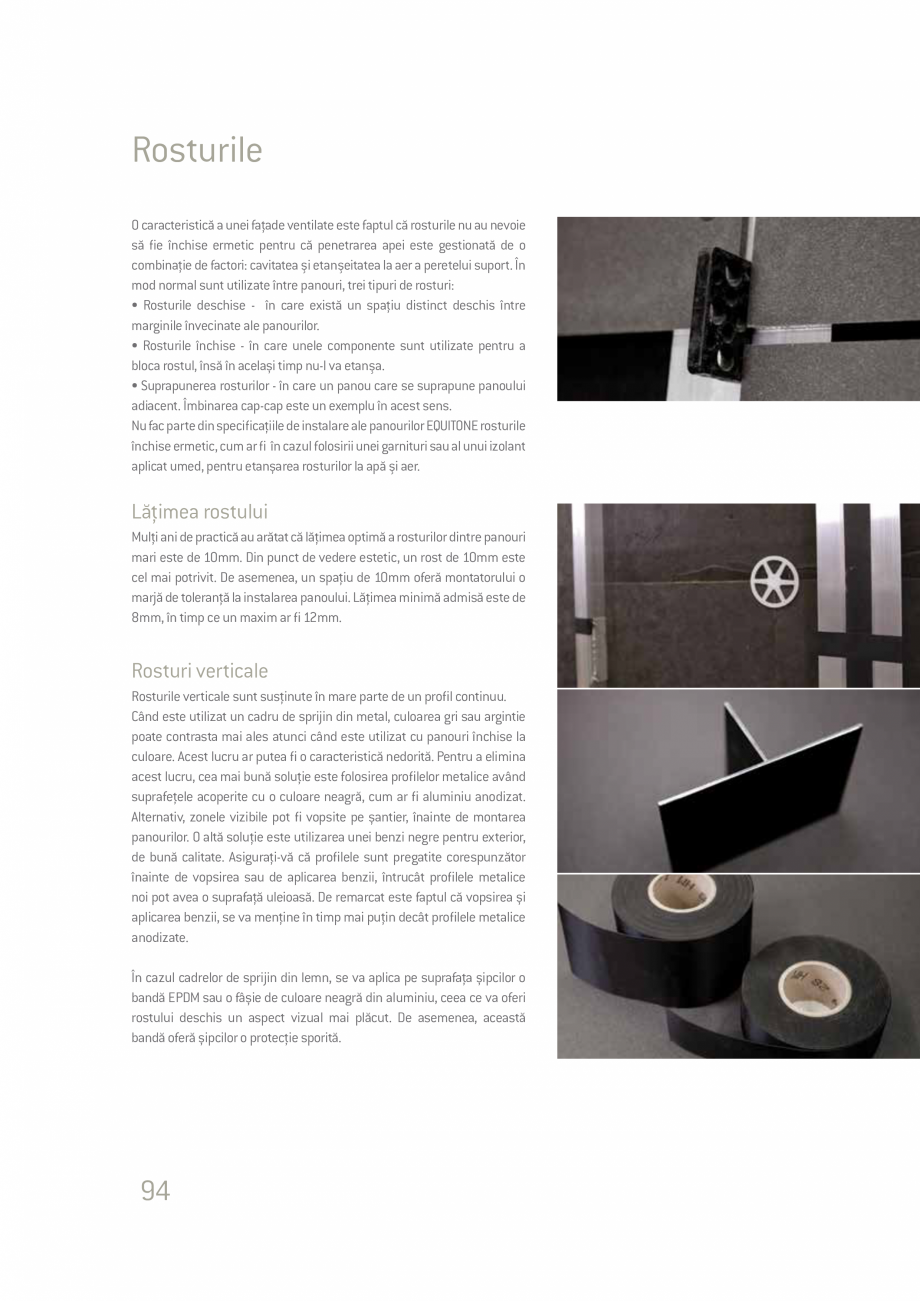 Pagina 94-Ghid de planificare si instalare placi si panouri din fibrociment  Catalog, brosura Romana t...