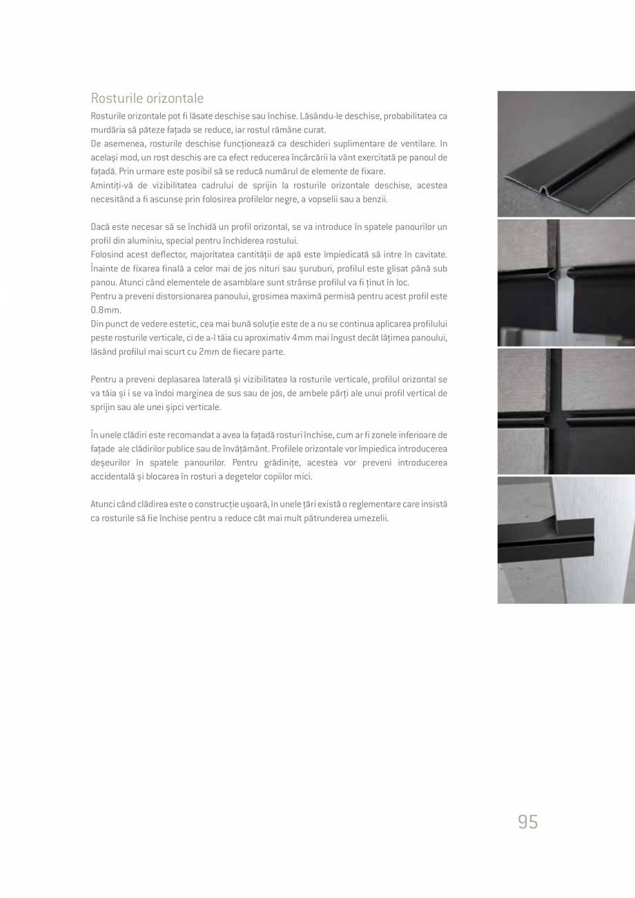 Pagina 95-Ghid de planificare si instalare placi si panouri din fibrociment  Catalog, brosura Romana  de...